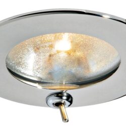 Plafoniera Atria inox 10 W con interruttore